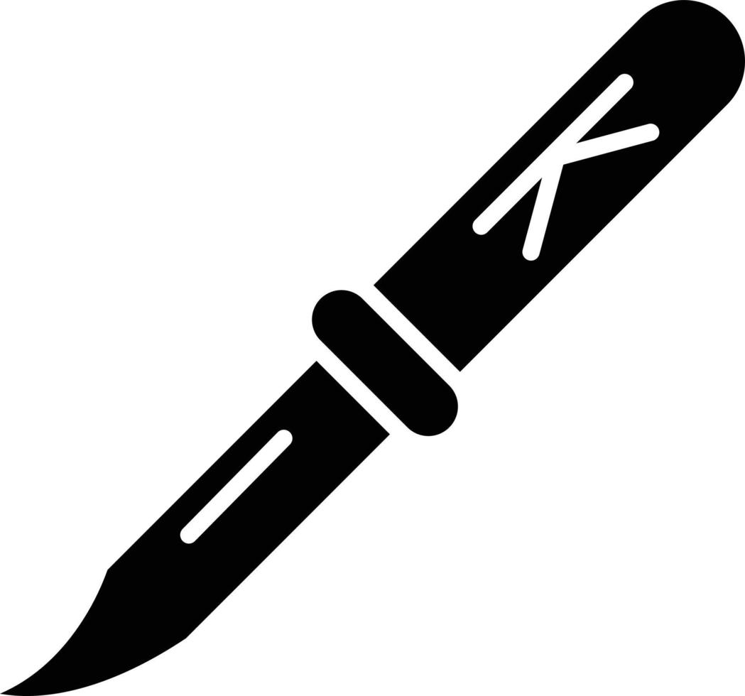 vector diseño cuchillo icono estilo