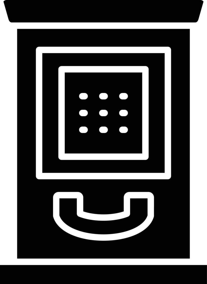 Vector Design Phone Booth Icon Style