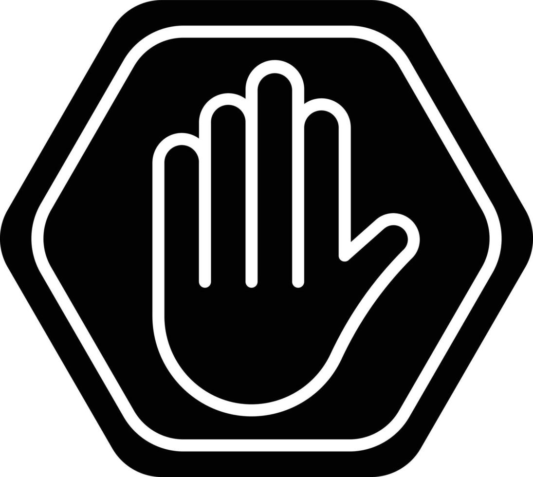 Vector Design Stop Sign Icon Style