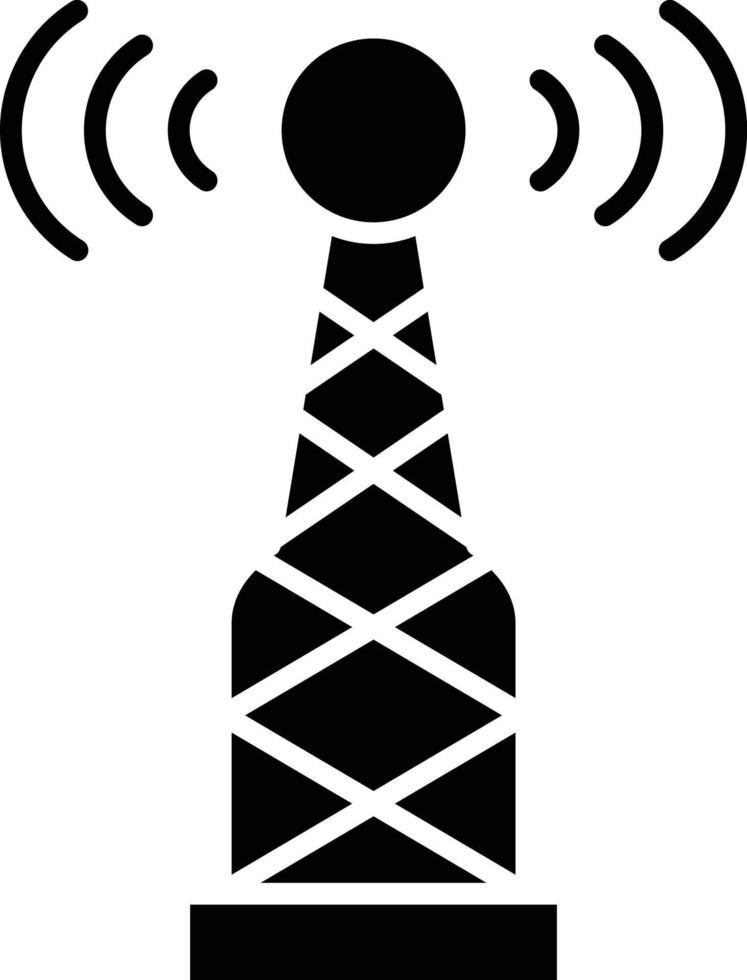 Vector Design Radio Antenna Icon Style