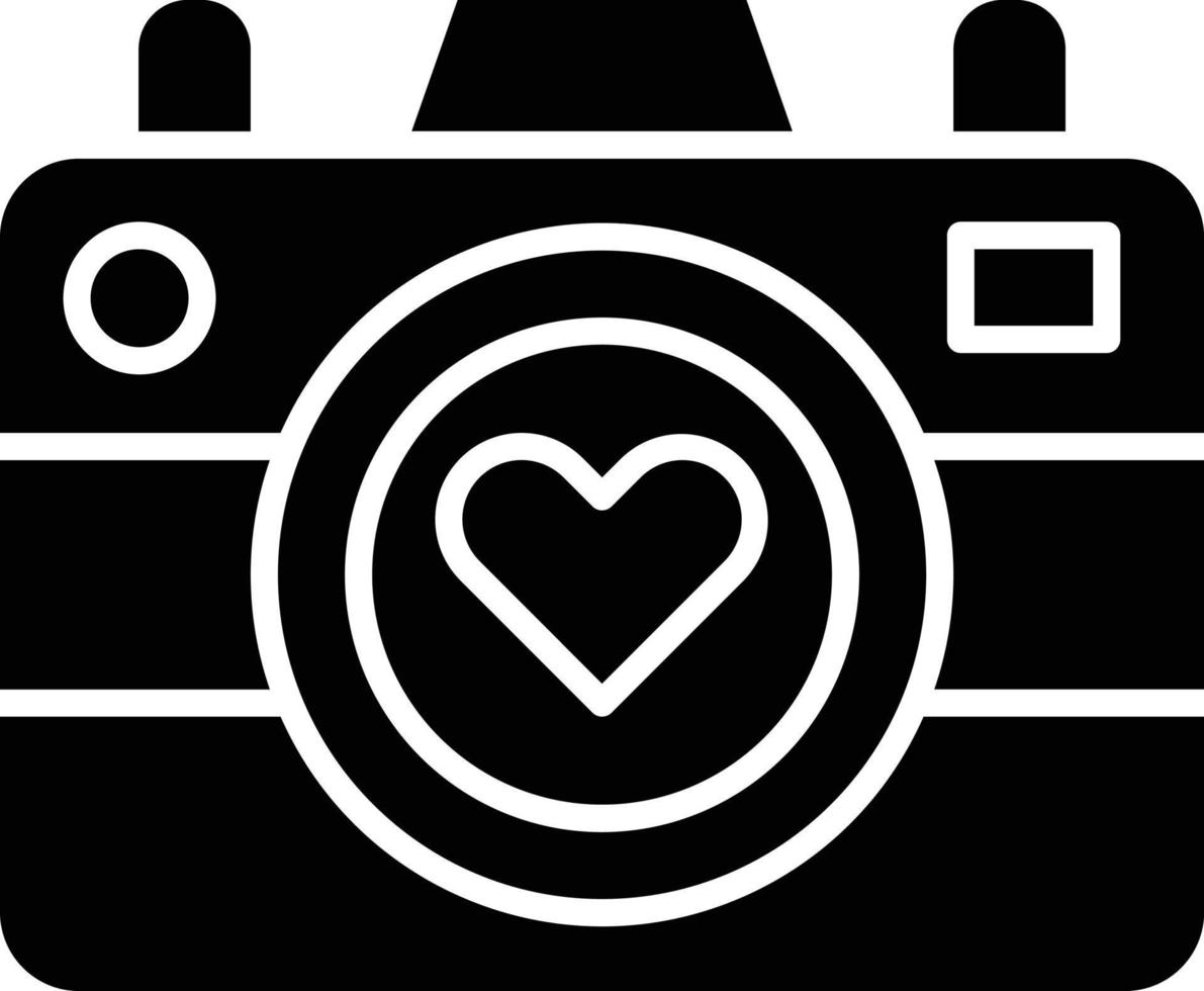 Vector Design Wedding Camera Icon Style