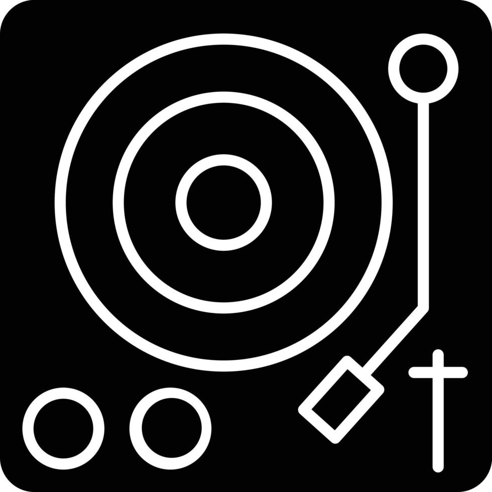 Vector Design Turntable Icon Style