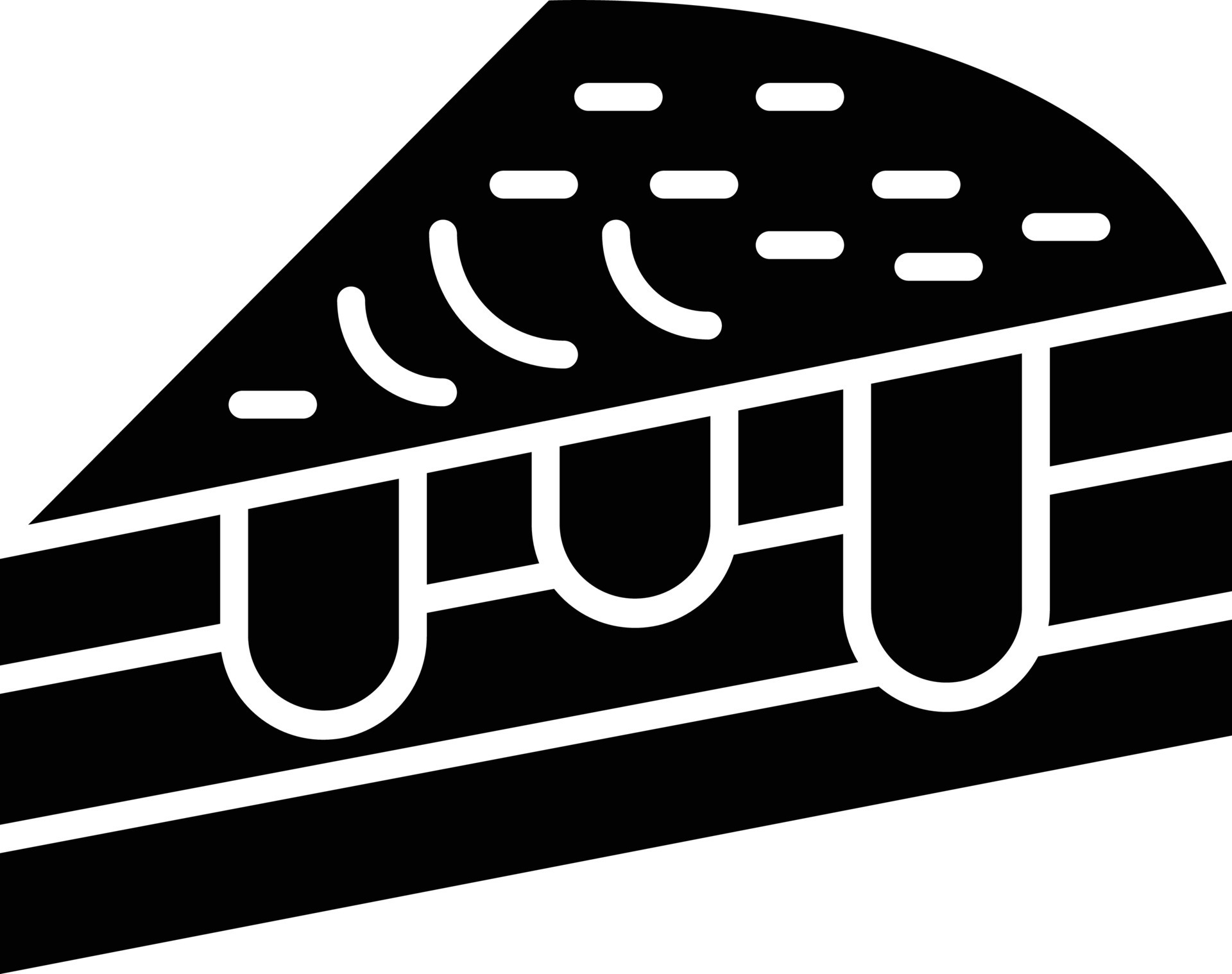 Vector Design Cake Slice Icon Style 22317096 Vector Art at Vecteezy