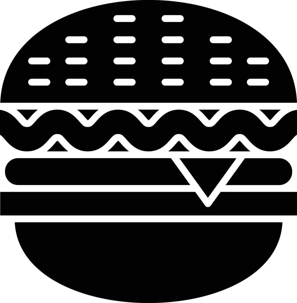 vector diseño hamburguesa icono estilo