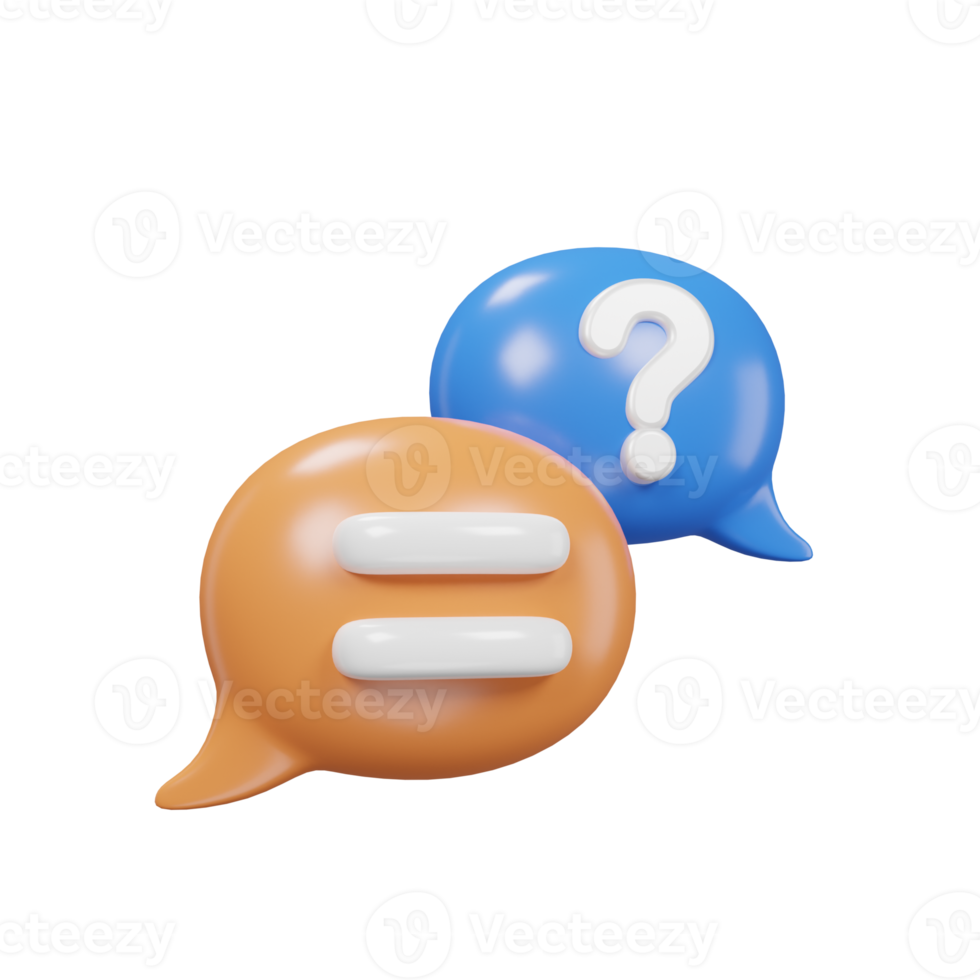 chat with shop icon 3D png