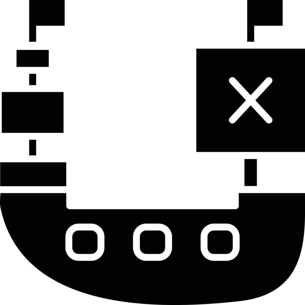 vector diseño pirata Embarcacion icono estilo