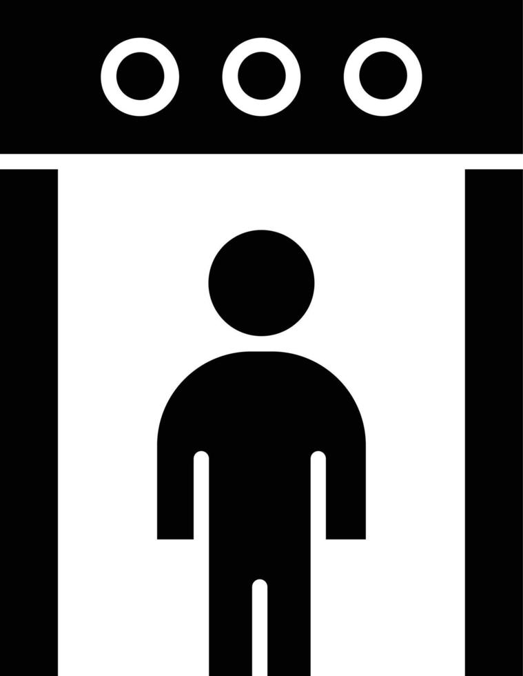 Vector Design Body Scanner Icon Style