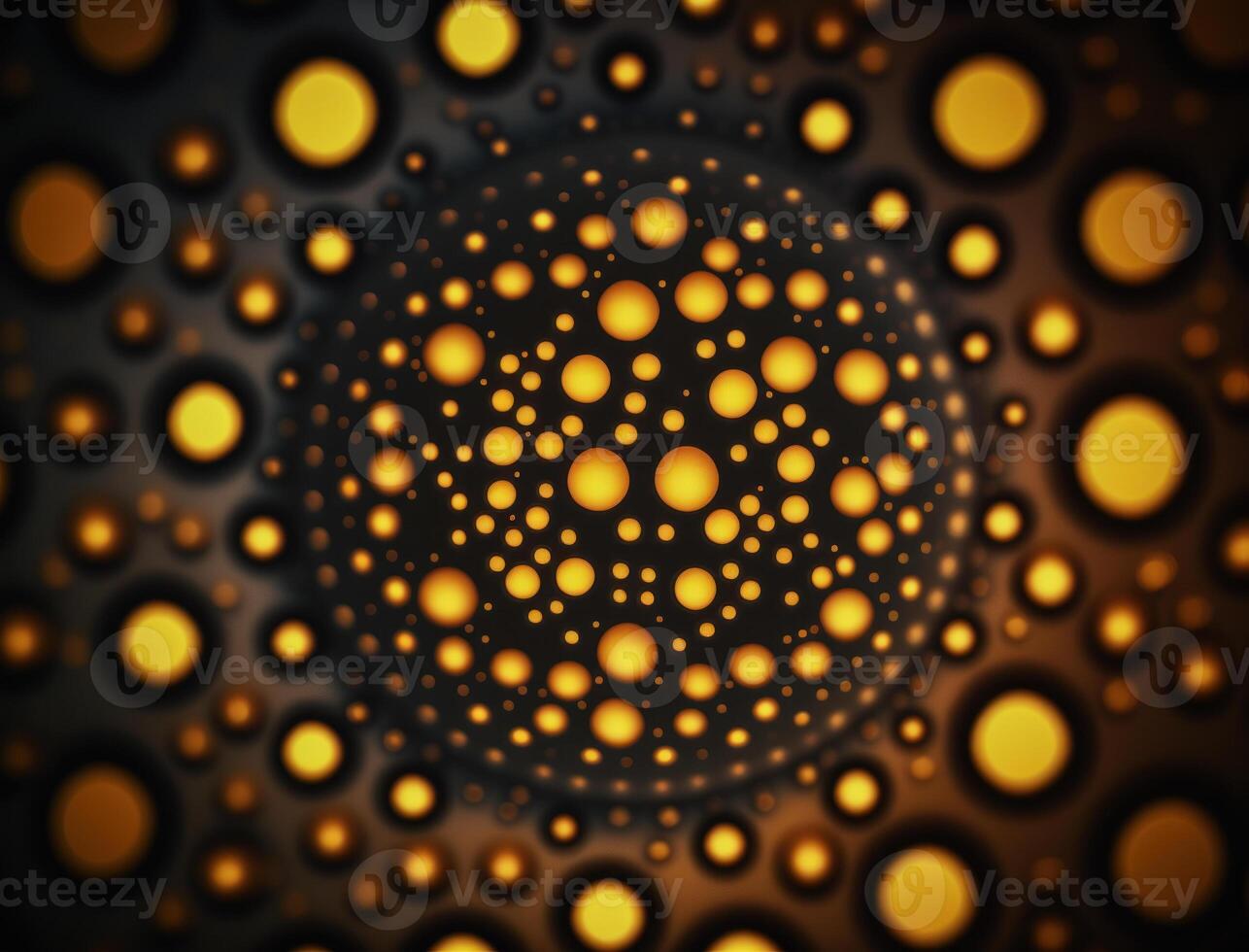 Abstract circle background dot pattern Dotwork created with technology photo