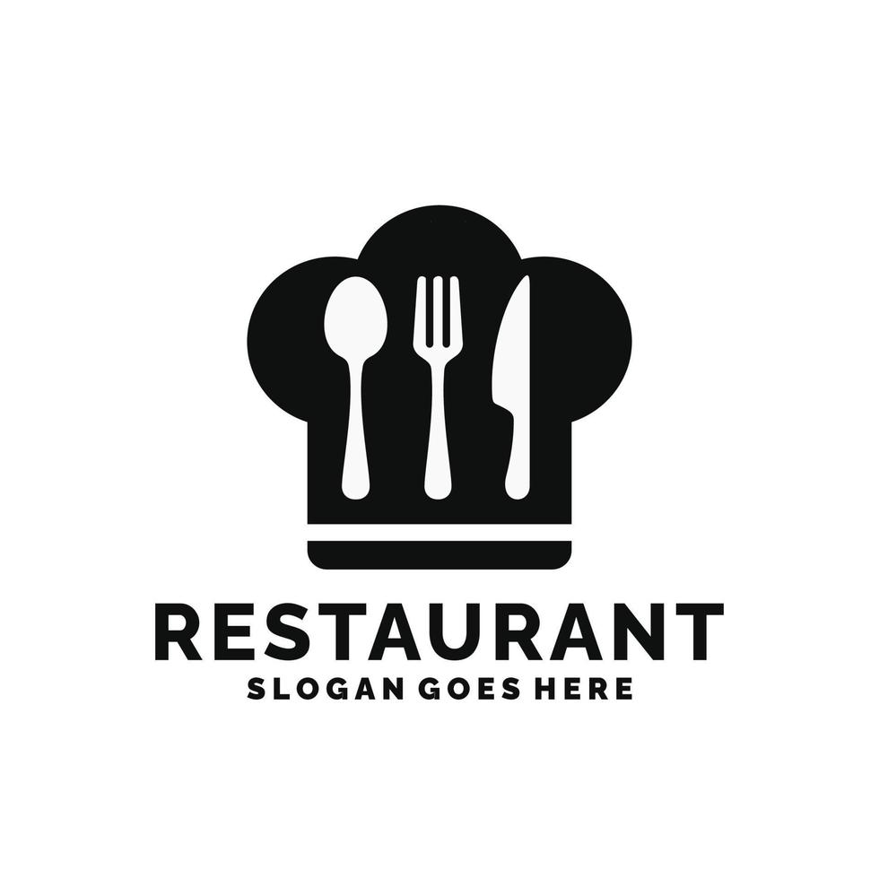 restaurante, resto, comida corte, café logo vector