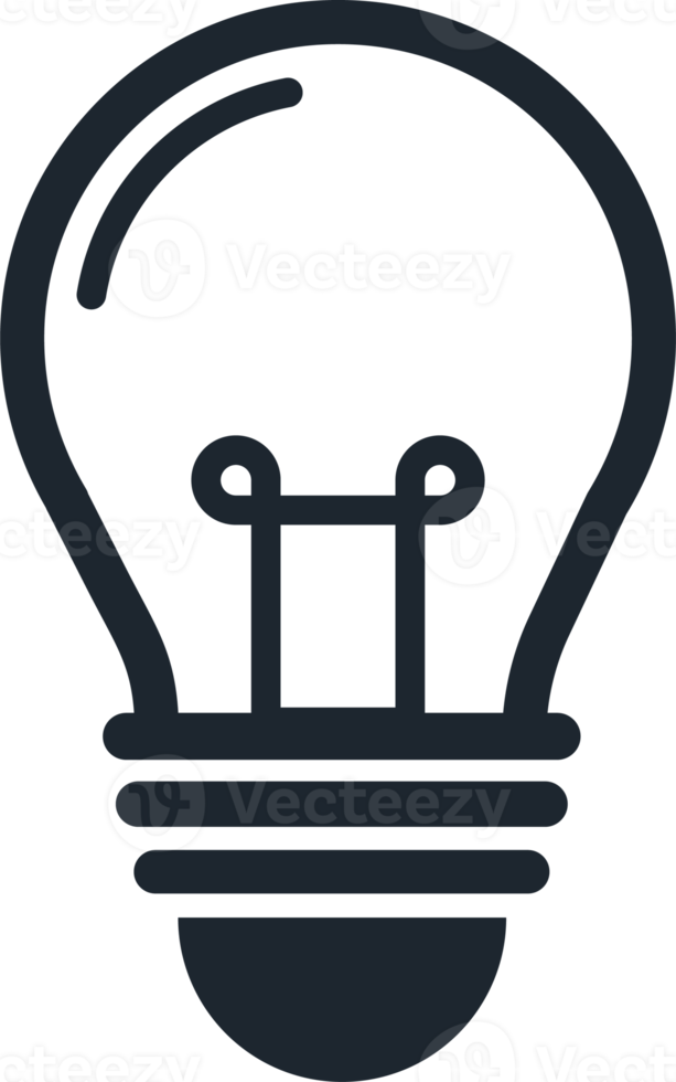 Licht Birne Symbol, kreativ Symbol. png