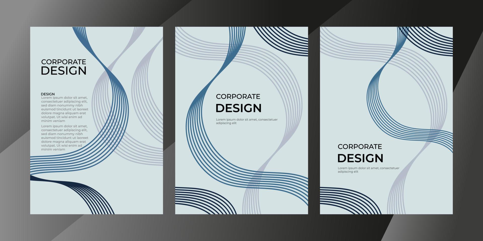 Brochure template flyer background for business design. Minimal brochure layout and modern report business flyers poster template.Fashionable futuristic design. vector