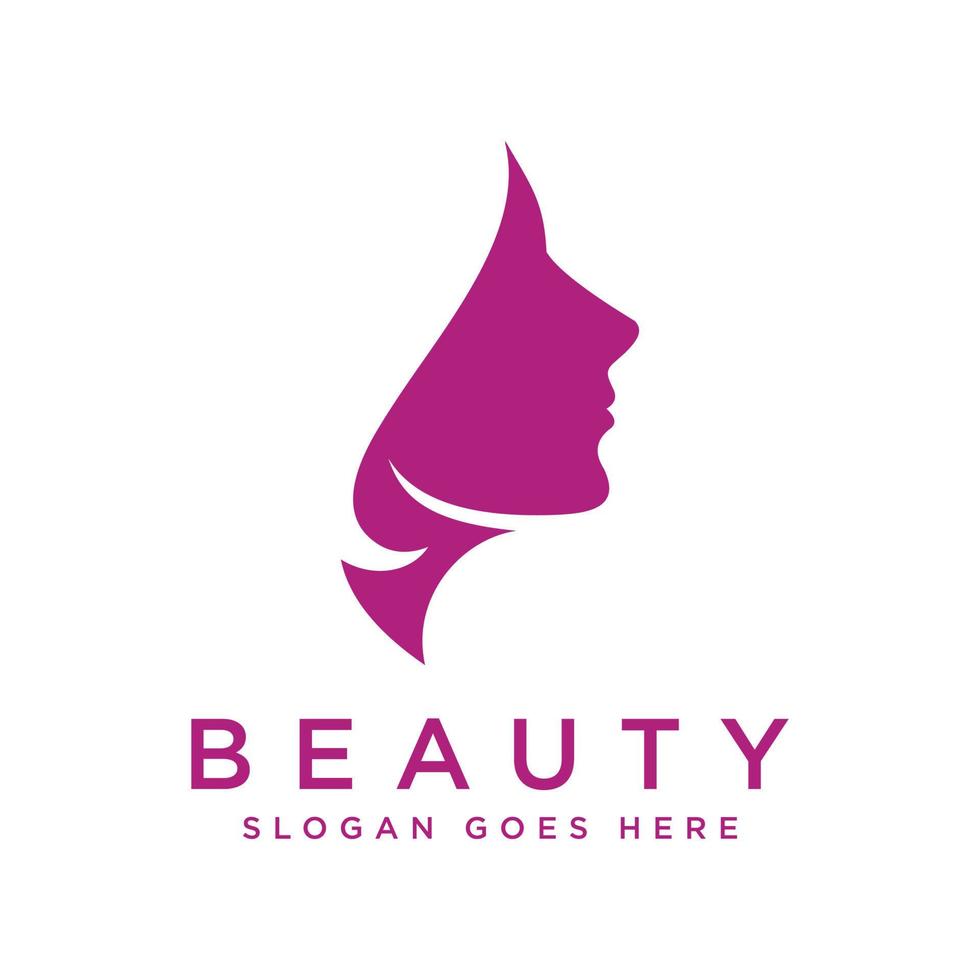 belleza, salón, spa logo vector