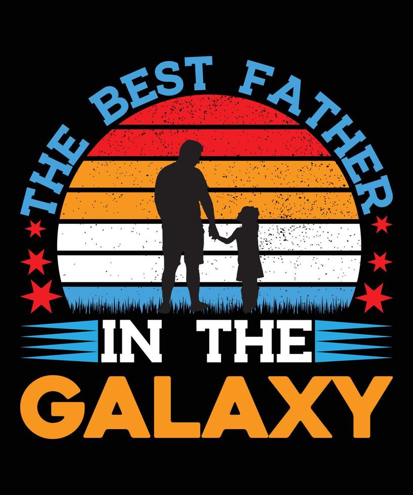 del padre día camiseta diseño.el mejor camiseta diseños para del padre día. vector