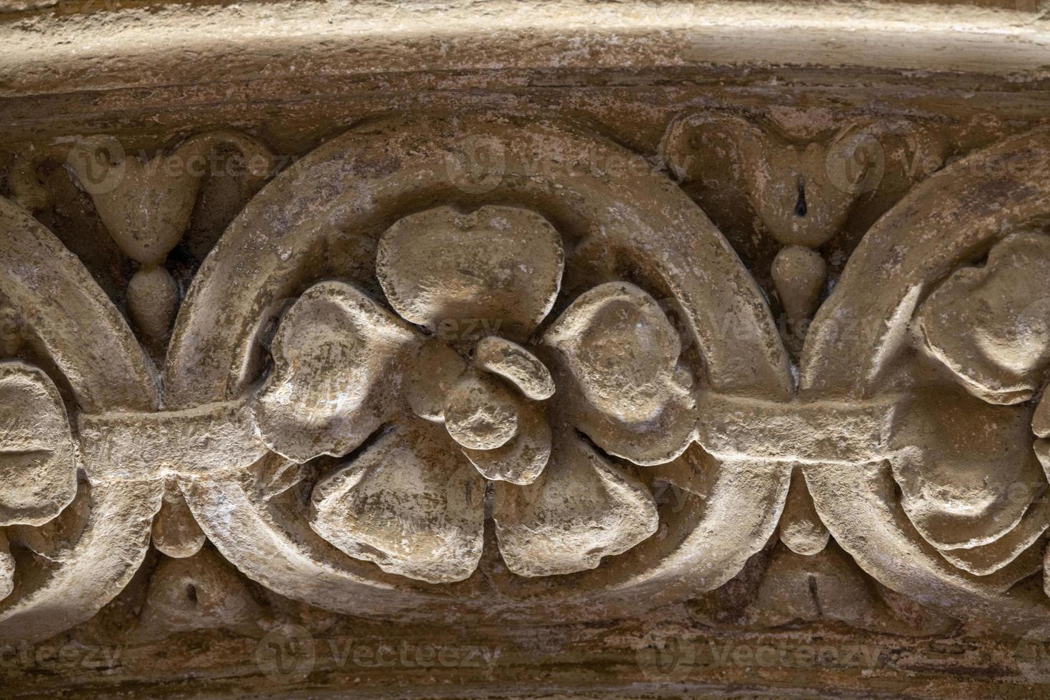old historic ornaments at the Wawel Royal Castle in Krakow, Poland photo