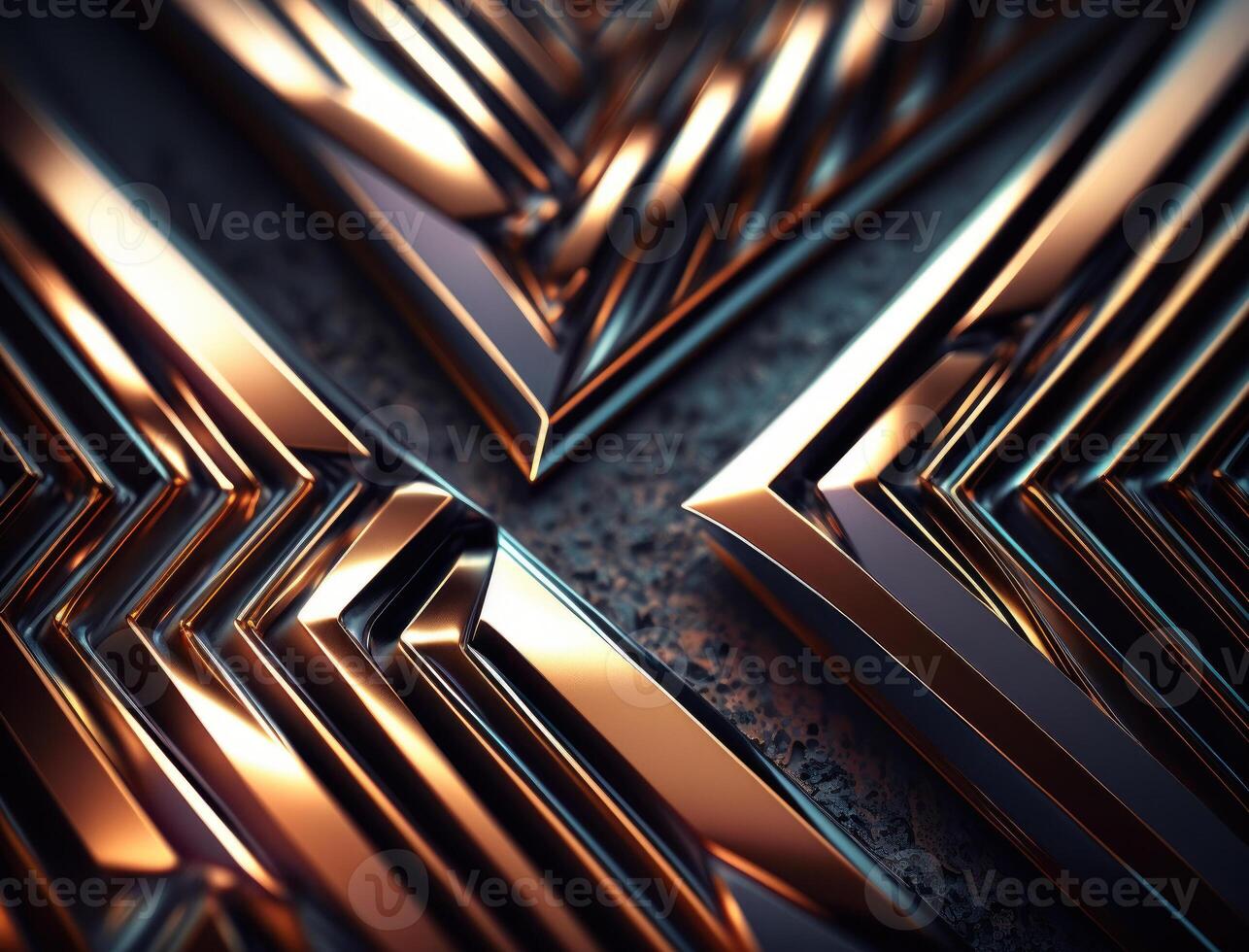 Modern technology abstract texture with diagonal metallic lines created with technology photo