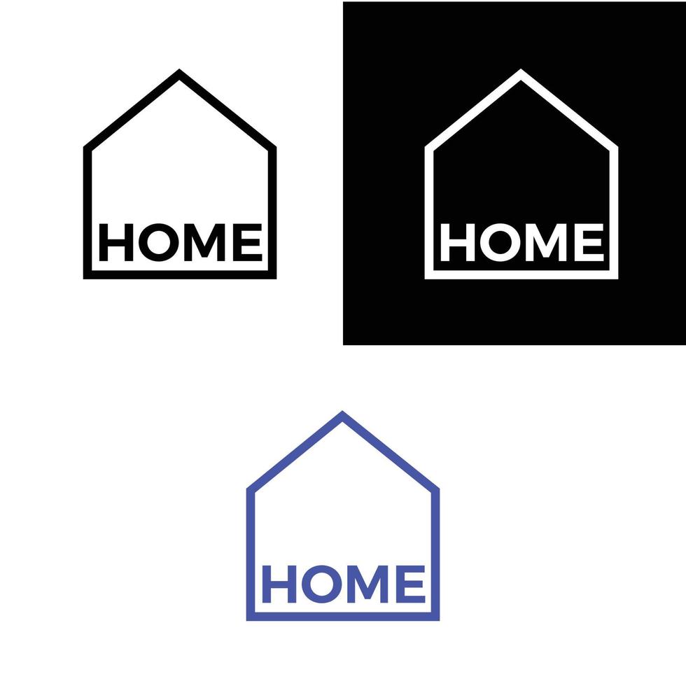 hogar casa icono aislado en blanco antecedentes vector