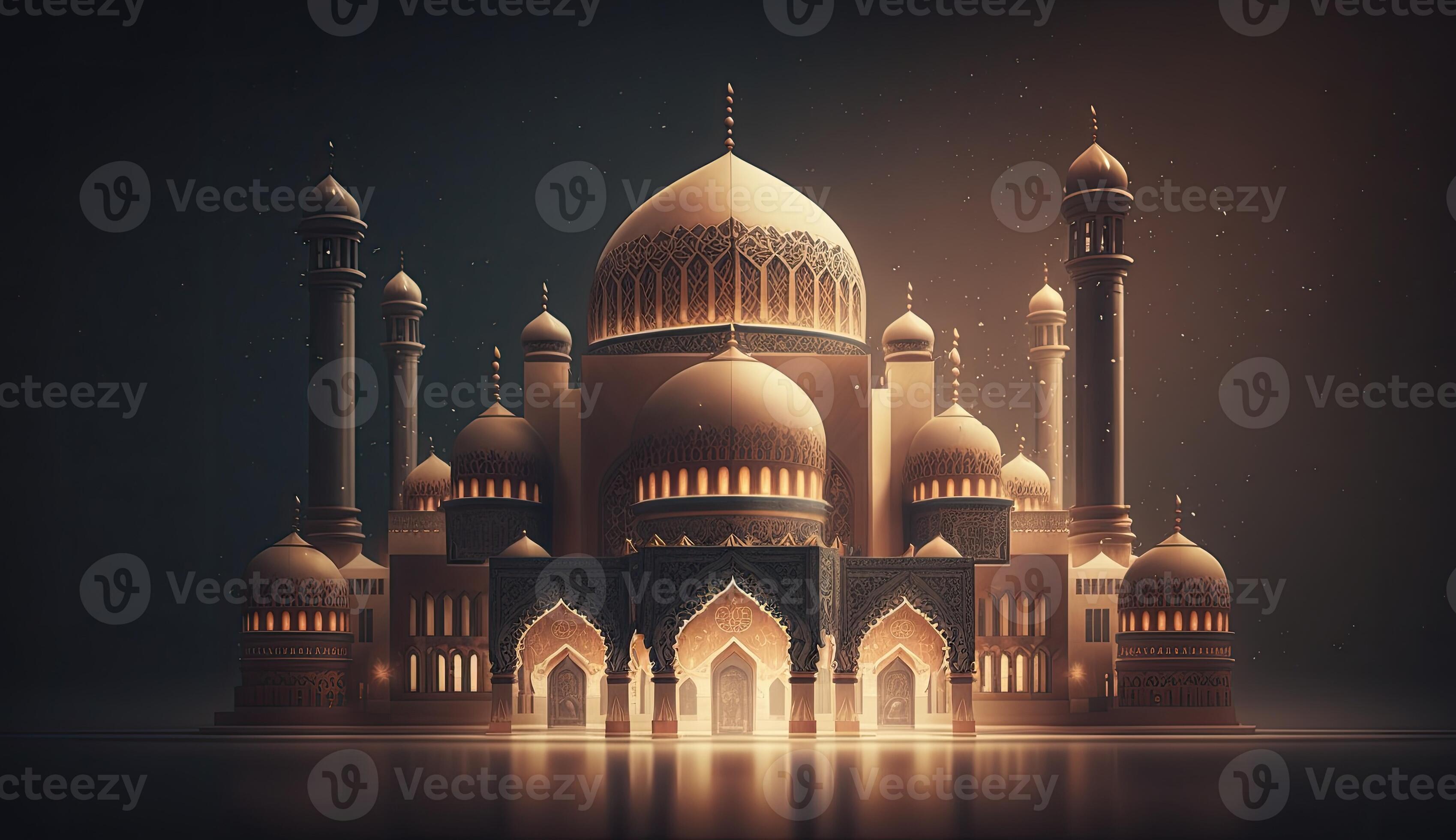 Ramadan kareem mosque of islamic concept 22320002 Stock Photo at Vecteezy
