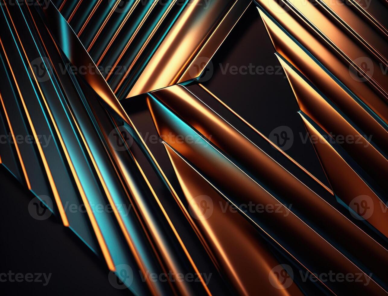Modern technology abstract texture with diagonal metallic lines created with technology photo