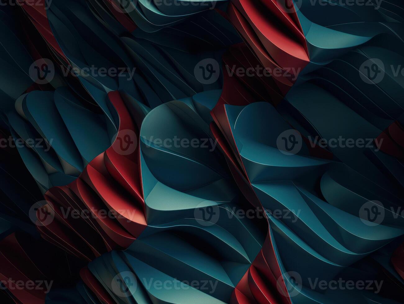 Dark abstract geometric grid pattern Seamless background created with technology photo