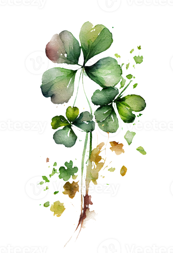 Happy St. Patrick's Day watercolor element. png