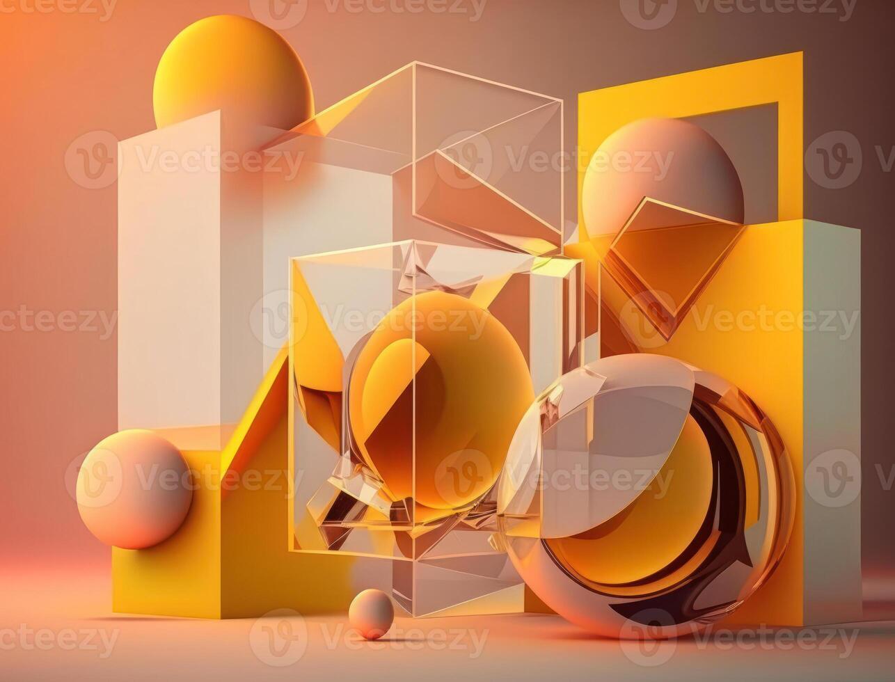 Abstract image featuring a combination of organic and geometric shapes dynamic and energetic background created with technology photo