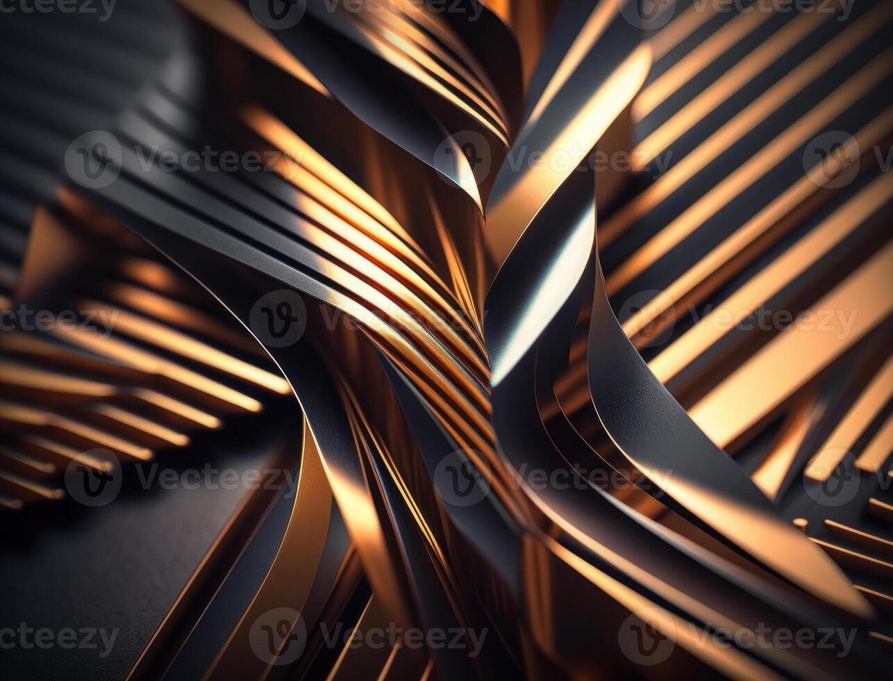 Modern technology abstract texture with diagonal metallic lines created with technology photo