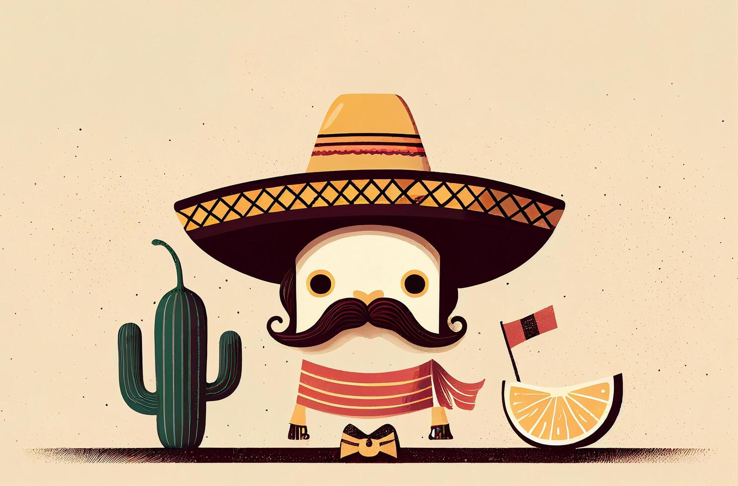 Cinco De Mayo, Mexican holiday 5 May, party invitation and greeting card design, photo