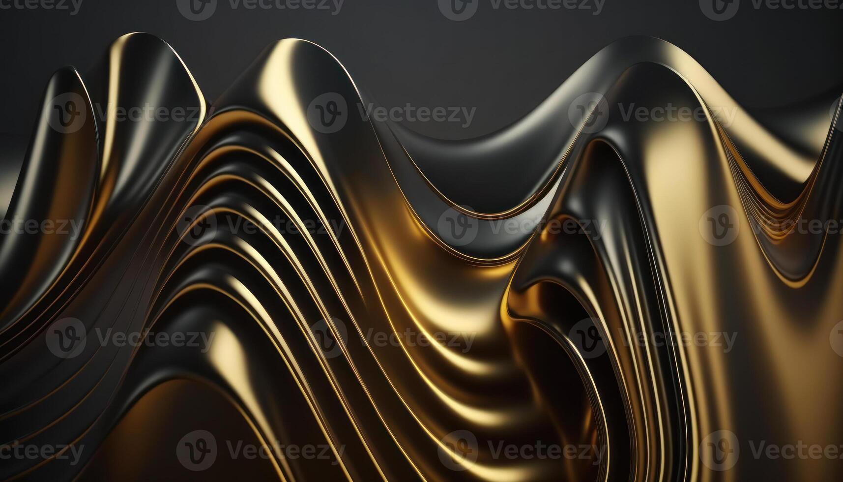 A metallic abstract wavy liquid background technology photo