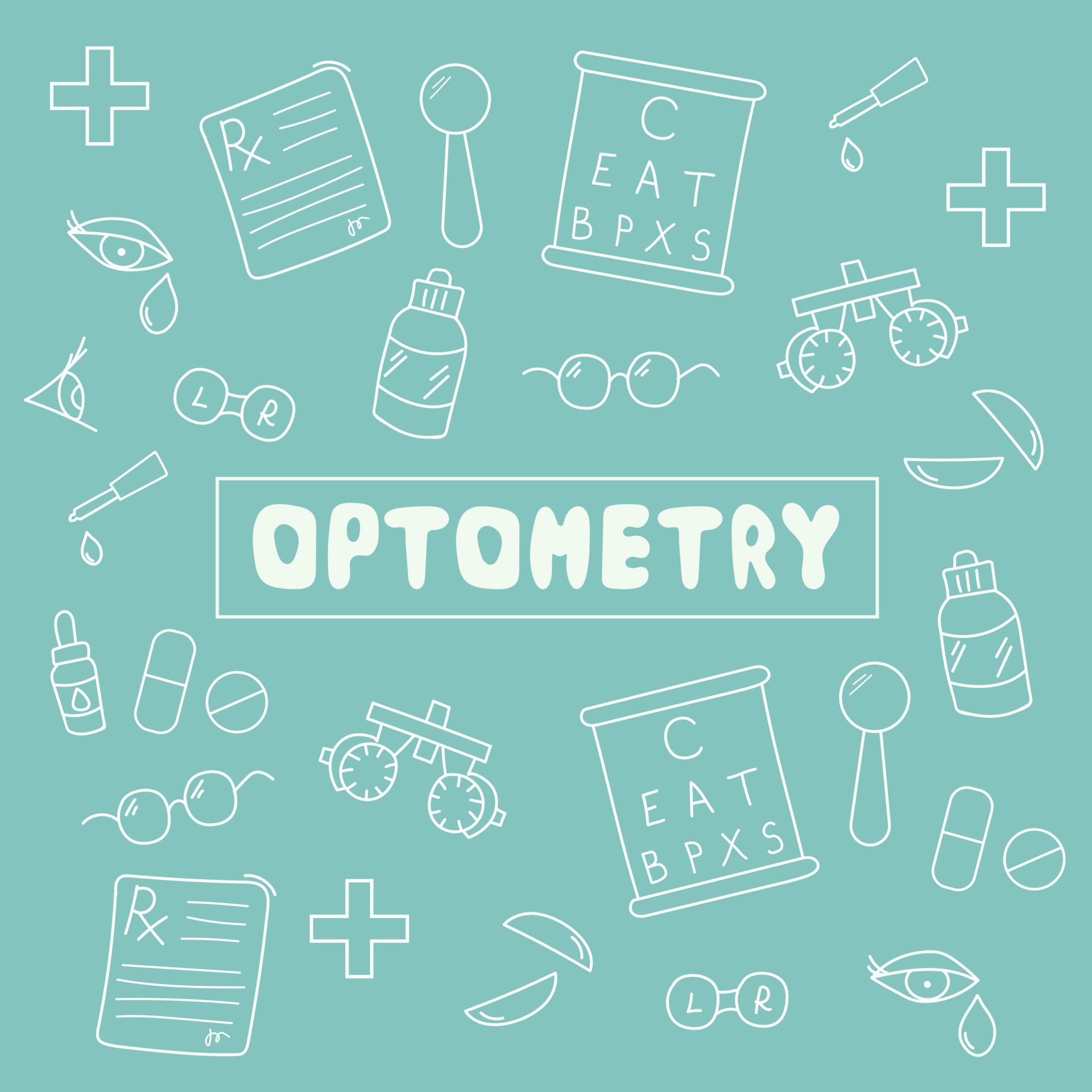 Optometry Symbols Seamless Pattern Tiling Textures Stock Vector Royalty  Free 710794144  Shutterstock