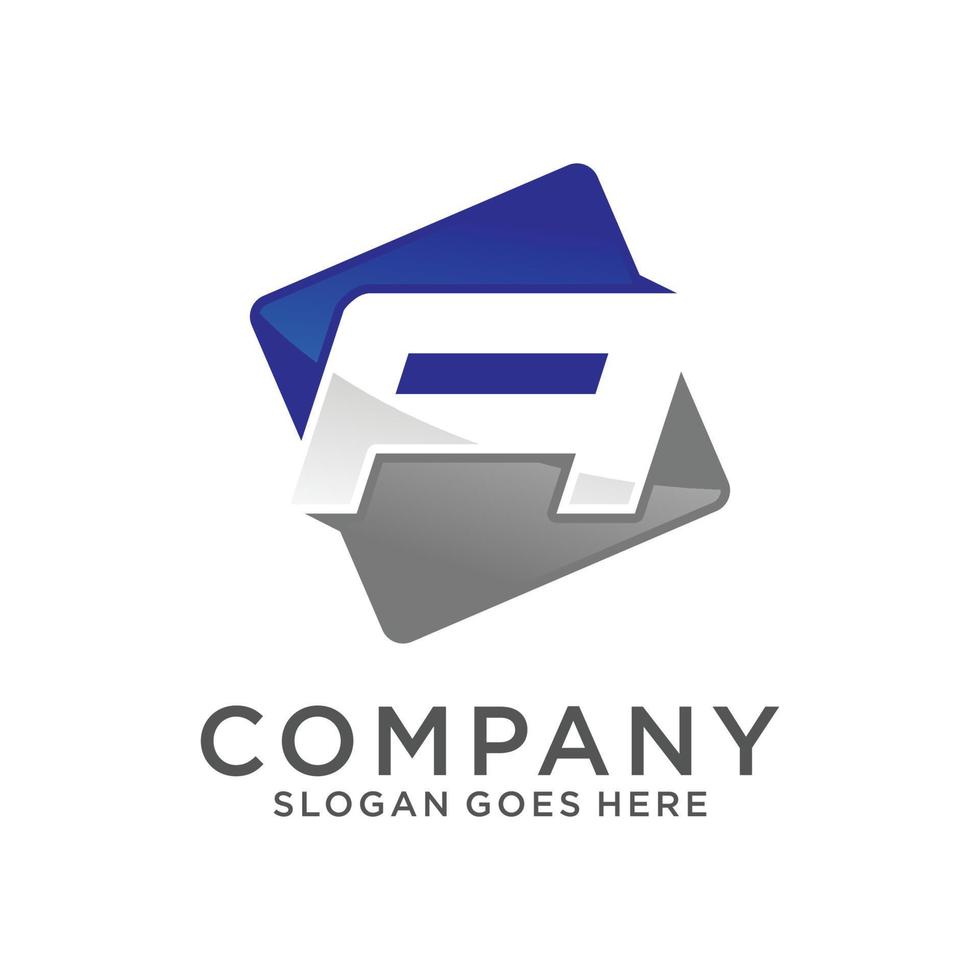 Letter A initial logo vector