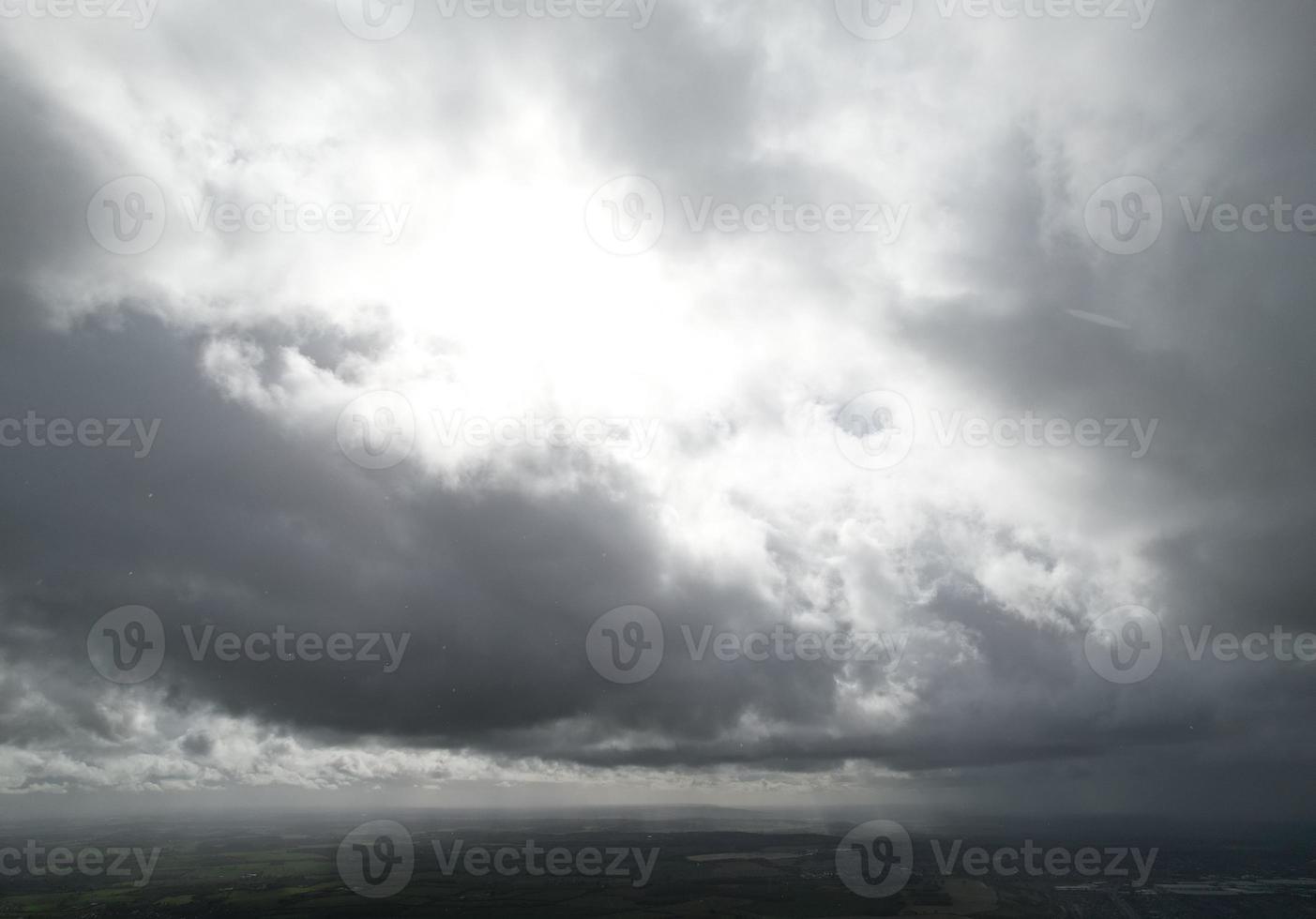 Dramatic and Rain Clouds over England photo