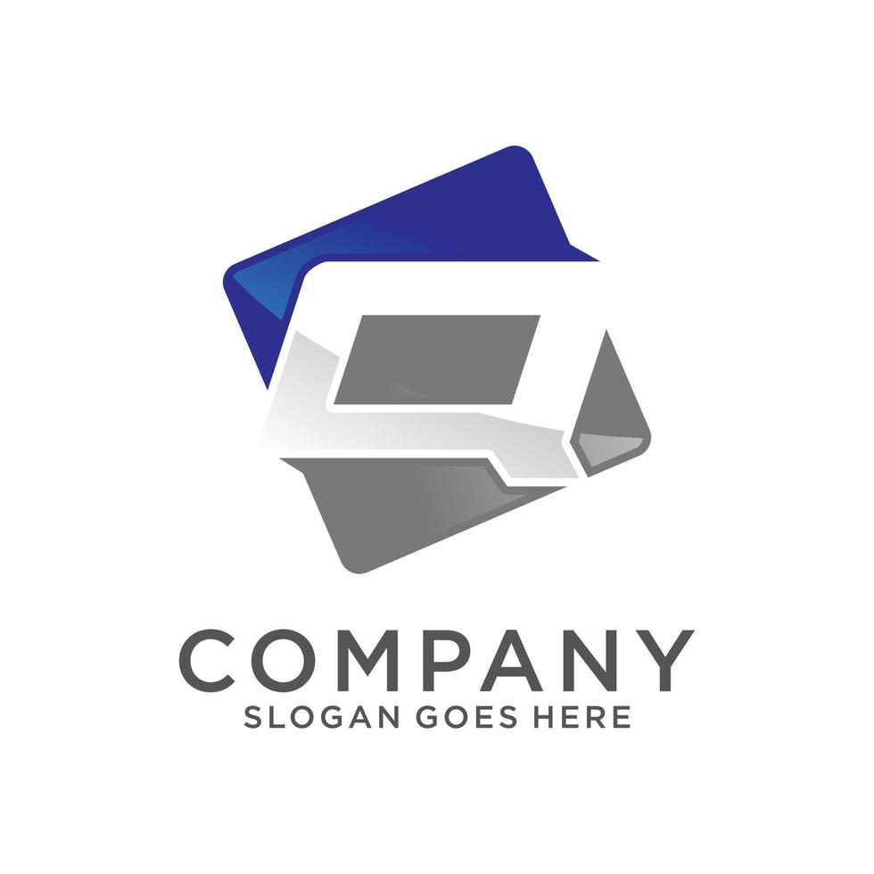 Letter Q initial logo vector