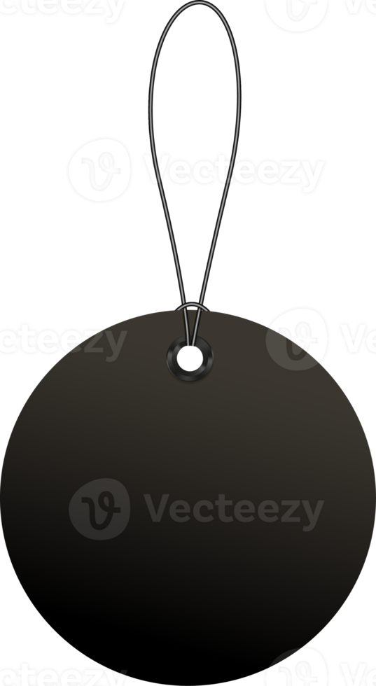nero prezzo o bagaglio etichetta di Vintage ▾ forma con corda png
