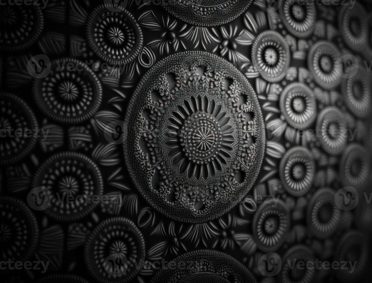 Royal vintage Victorian Gothic background Rococo venzel and whorl created with technology photo