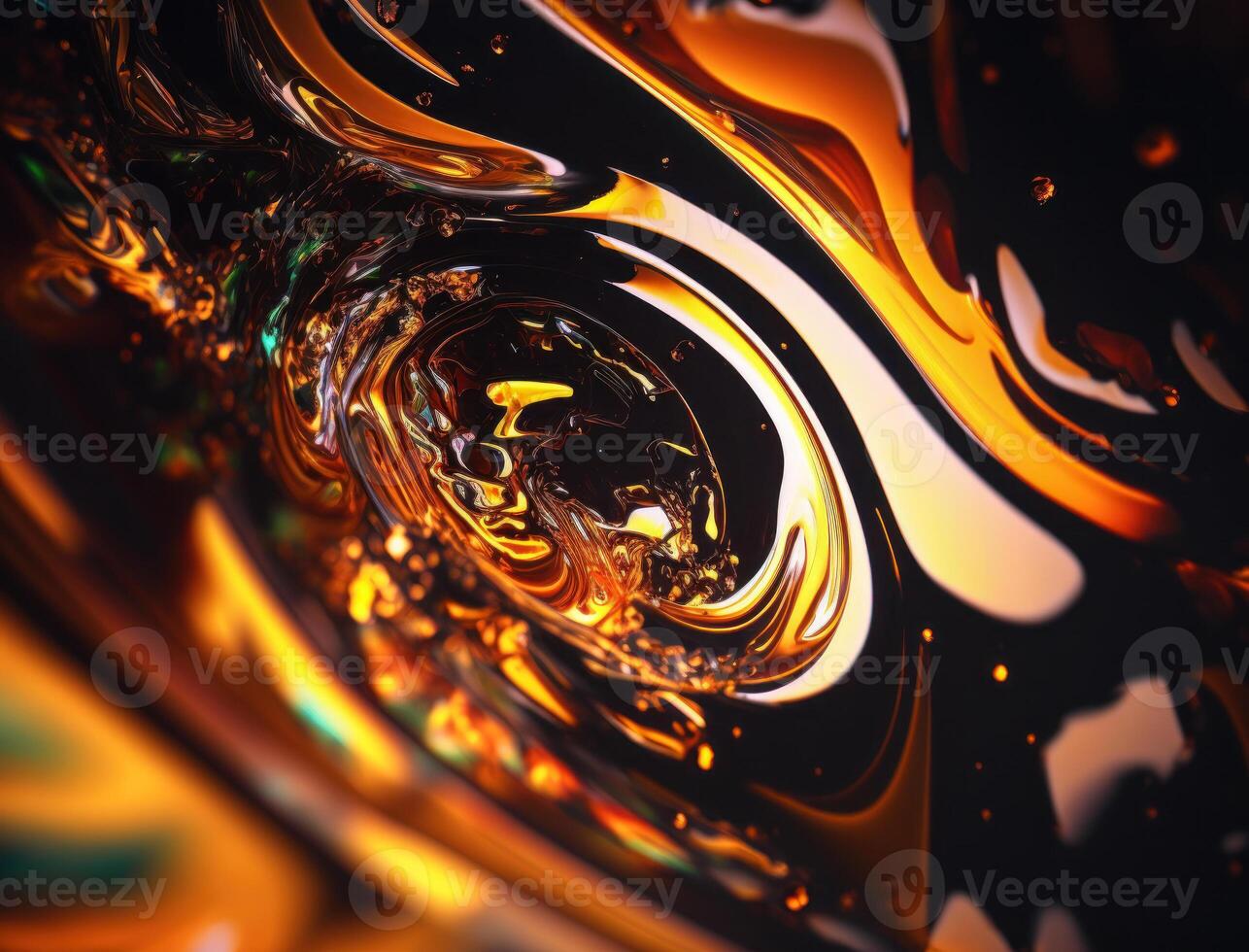 Colorful Swirling radial vortex background created with technology photo