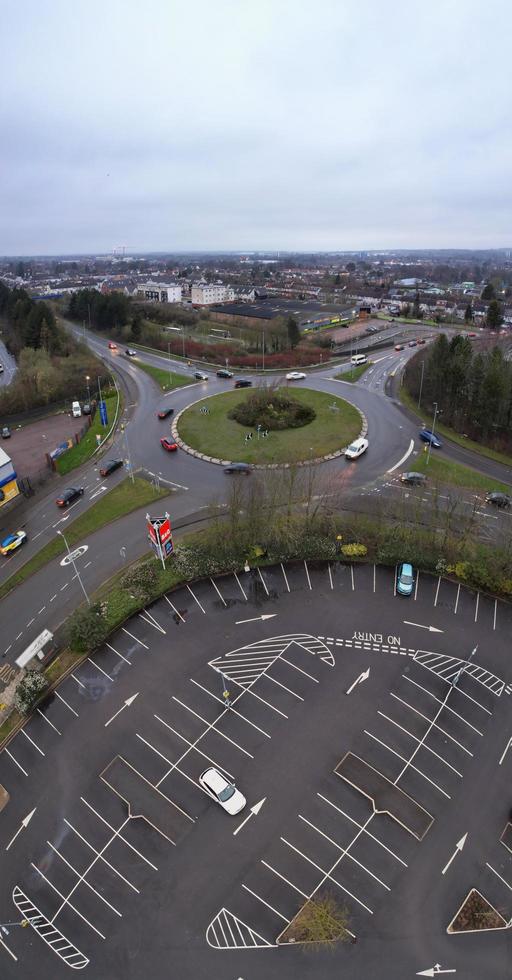 Beautiful View of Luton Town of England During Cloudy Sunset. Image Was Captured on 29-March-2023 at Centre of Luton City of UK. photo