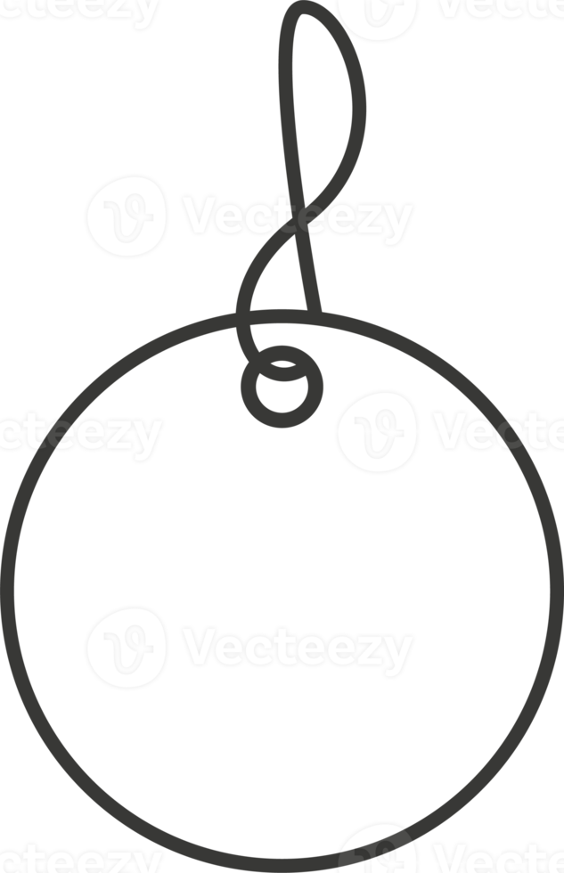 Preis Schild. Symbol zum Verkauf oder Gepäck. Gliederung Etikette Illustration png