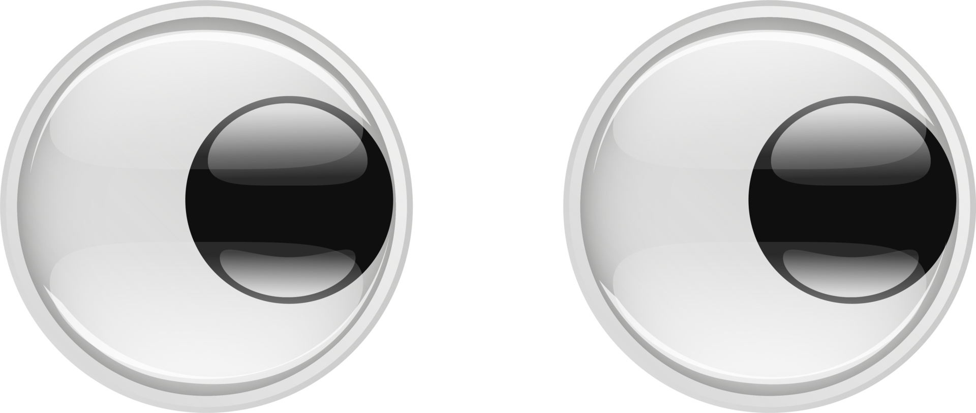 Cute Plastic Eyes for Toys. Looks and different moods 22323068 PNG