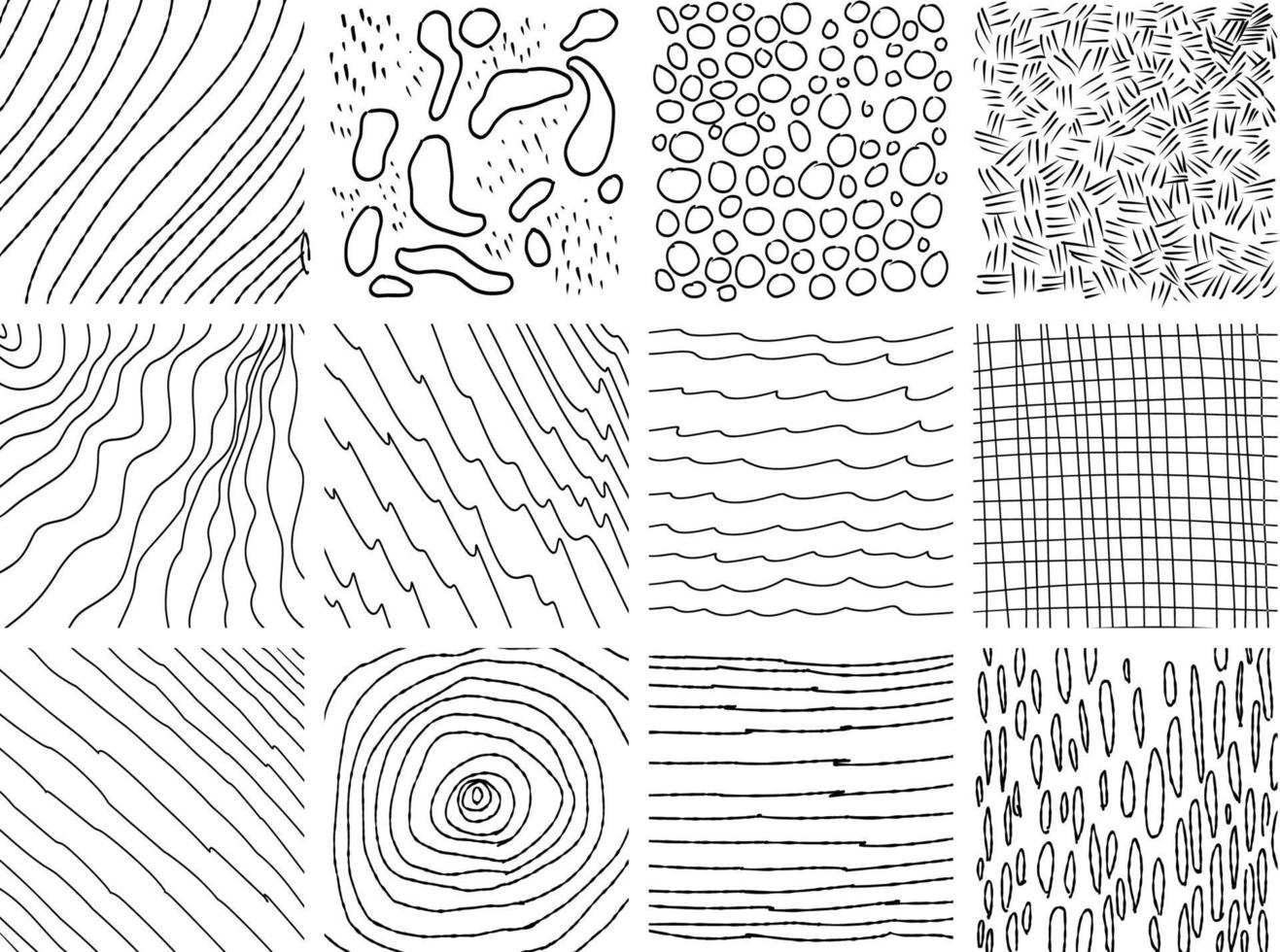 Hand Drawn Shaded Scribble Shapes 22323187 Vector Art at Vecteezy
