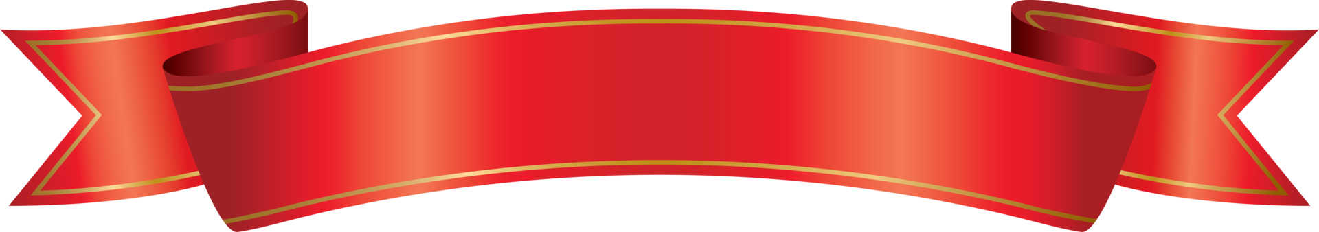 bandera de la cinta roja png