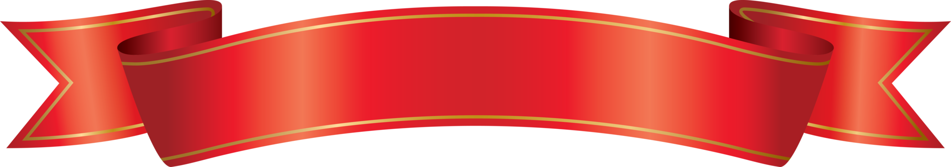 red ribbon banner png