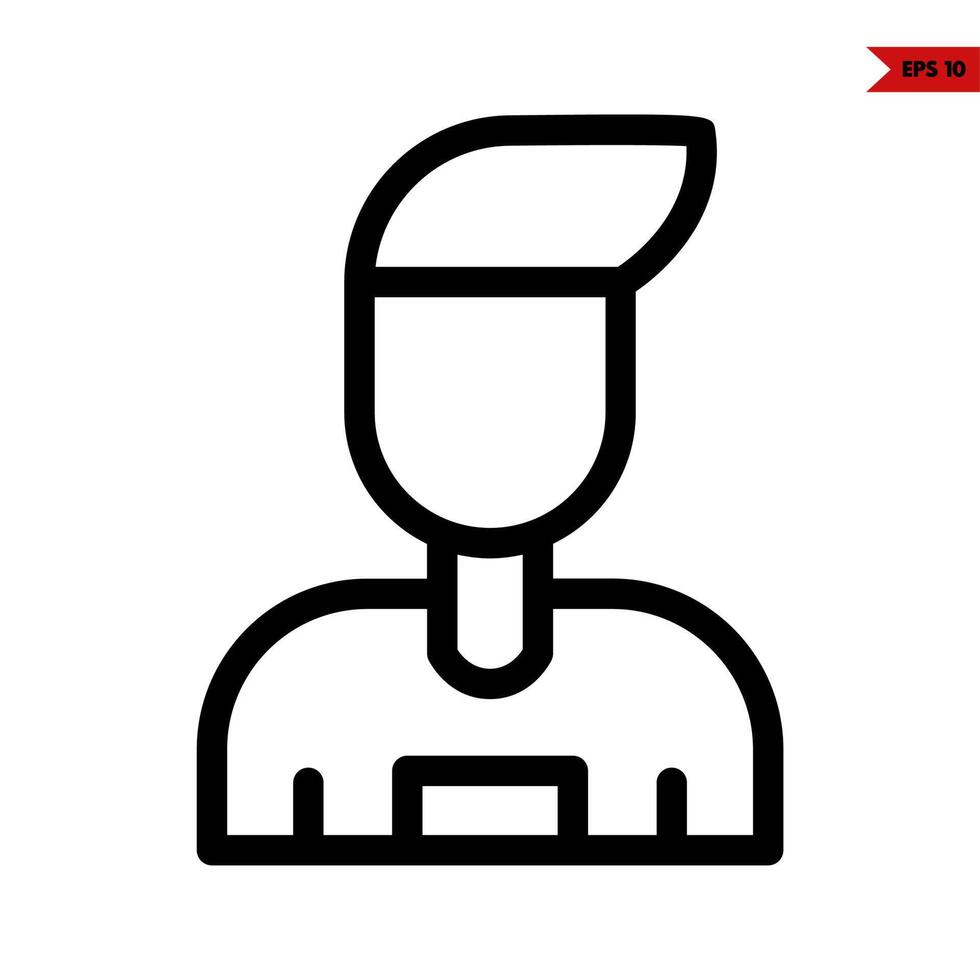 people line icon vector