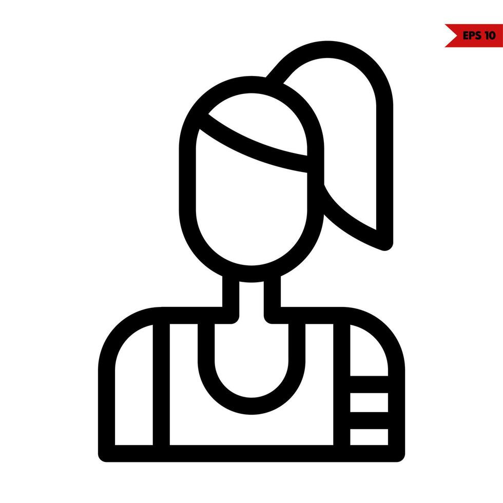 people line icon vector