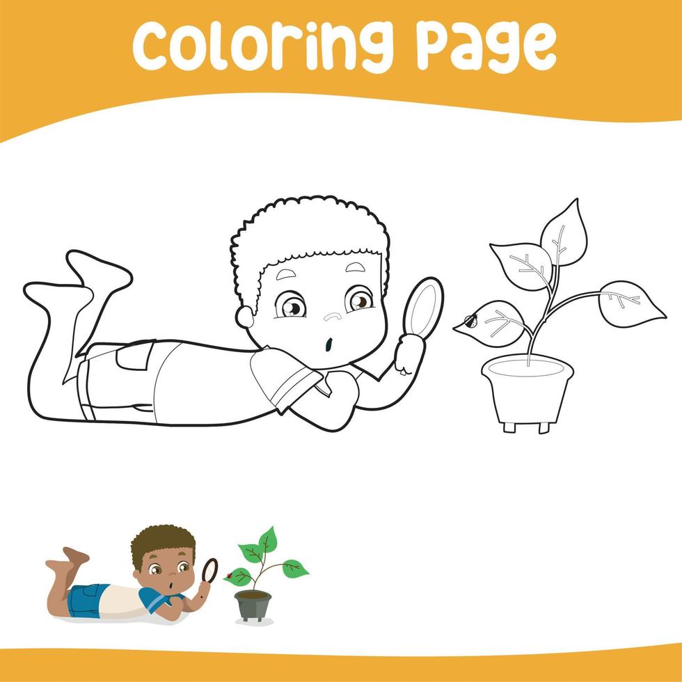 15 Coloring Sheet vector