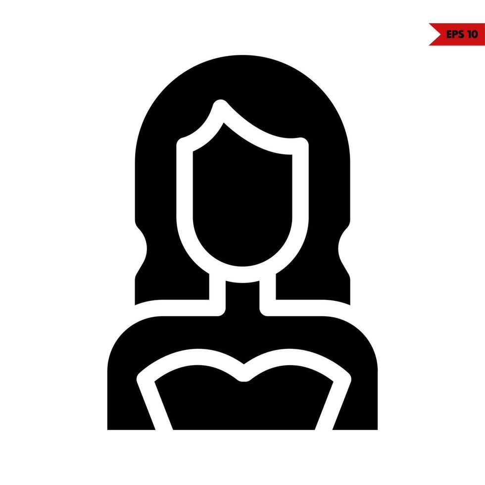 people glyph icon vector