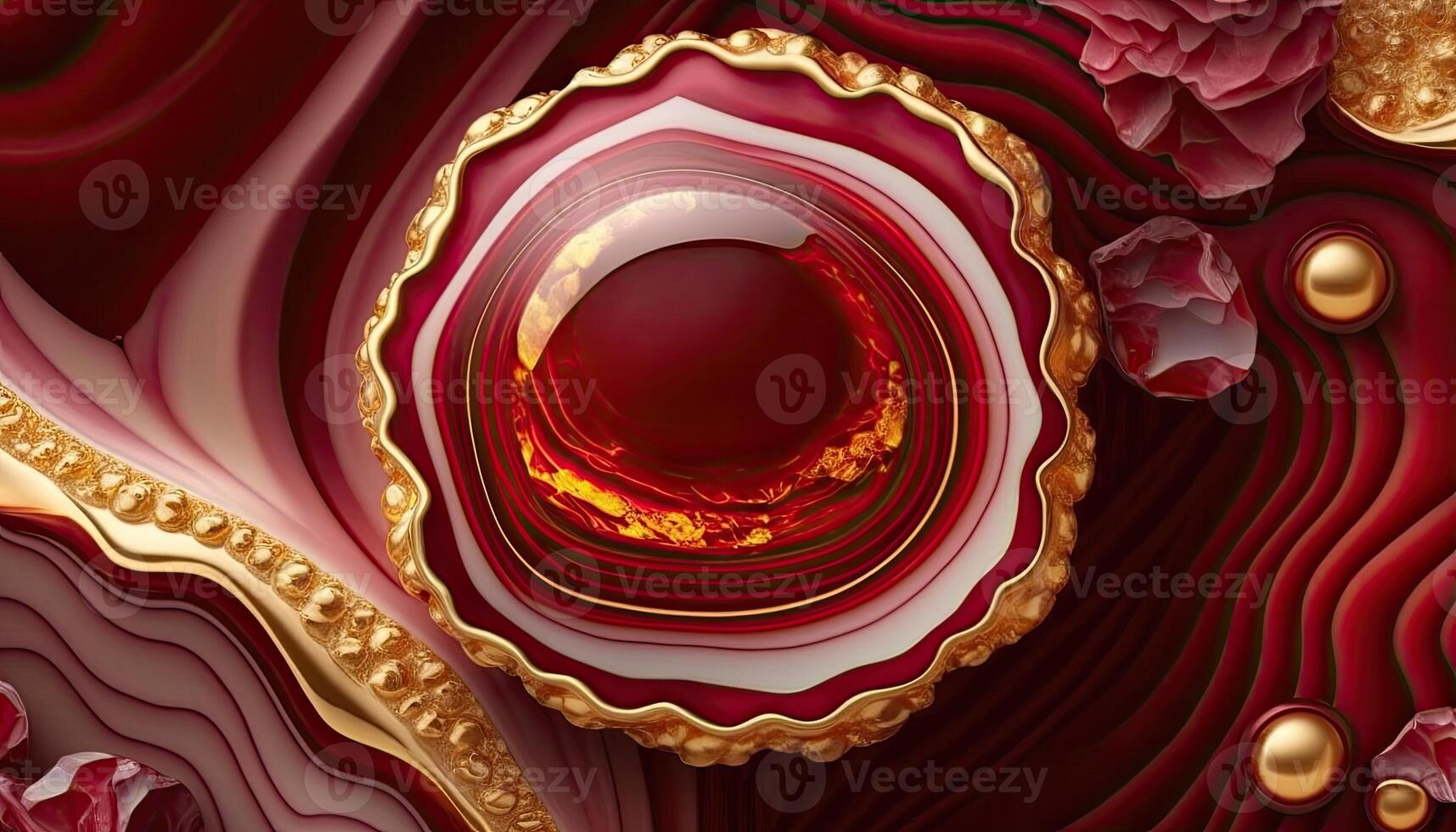 Pink and gold Marble stone swirl textured background wallpaper Made with photo
