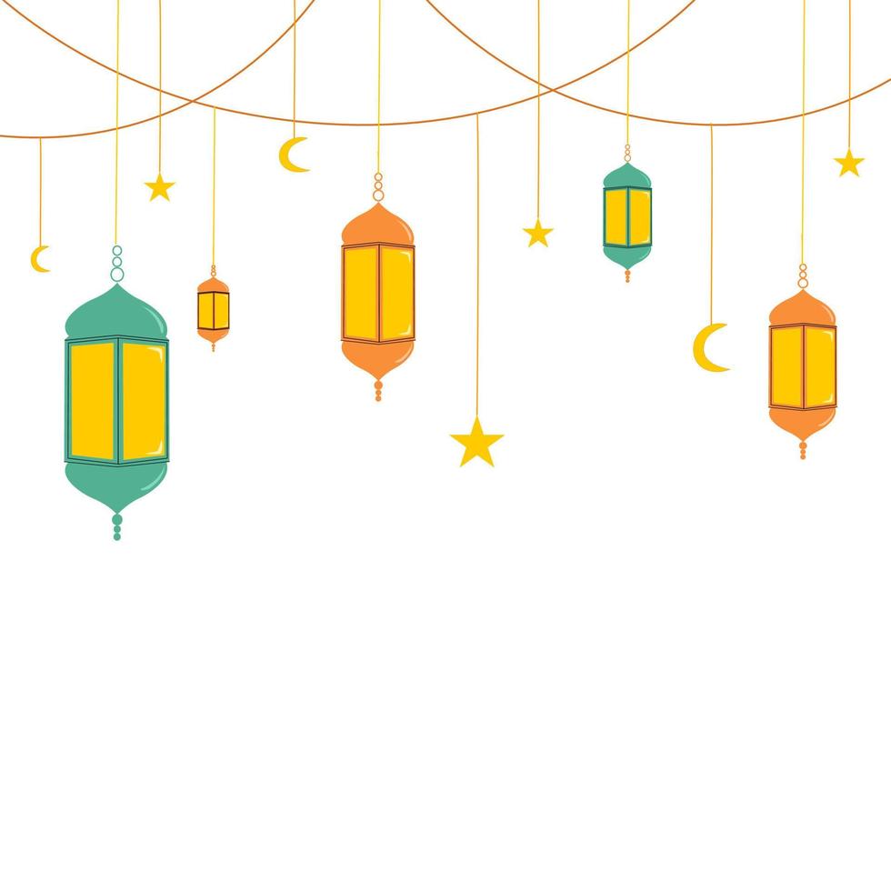 Ramadan Islamic Lantern vector