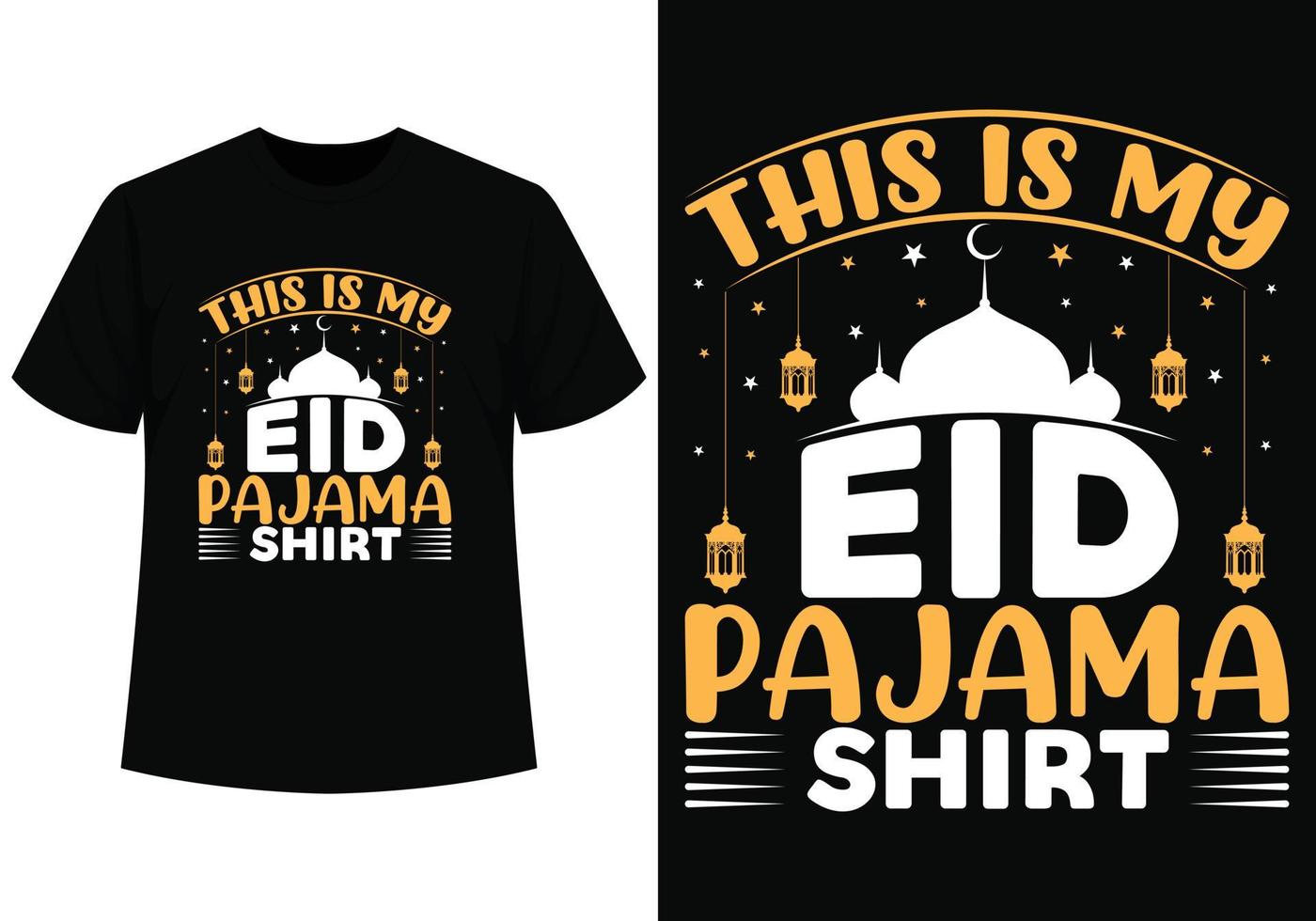 This is my eid pajama shirt t-shirt design vector