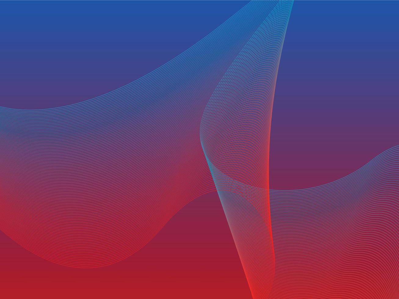 Free vector colorful vibrant 3d wave graphic