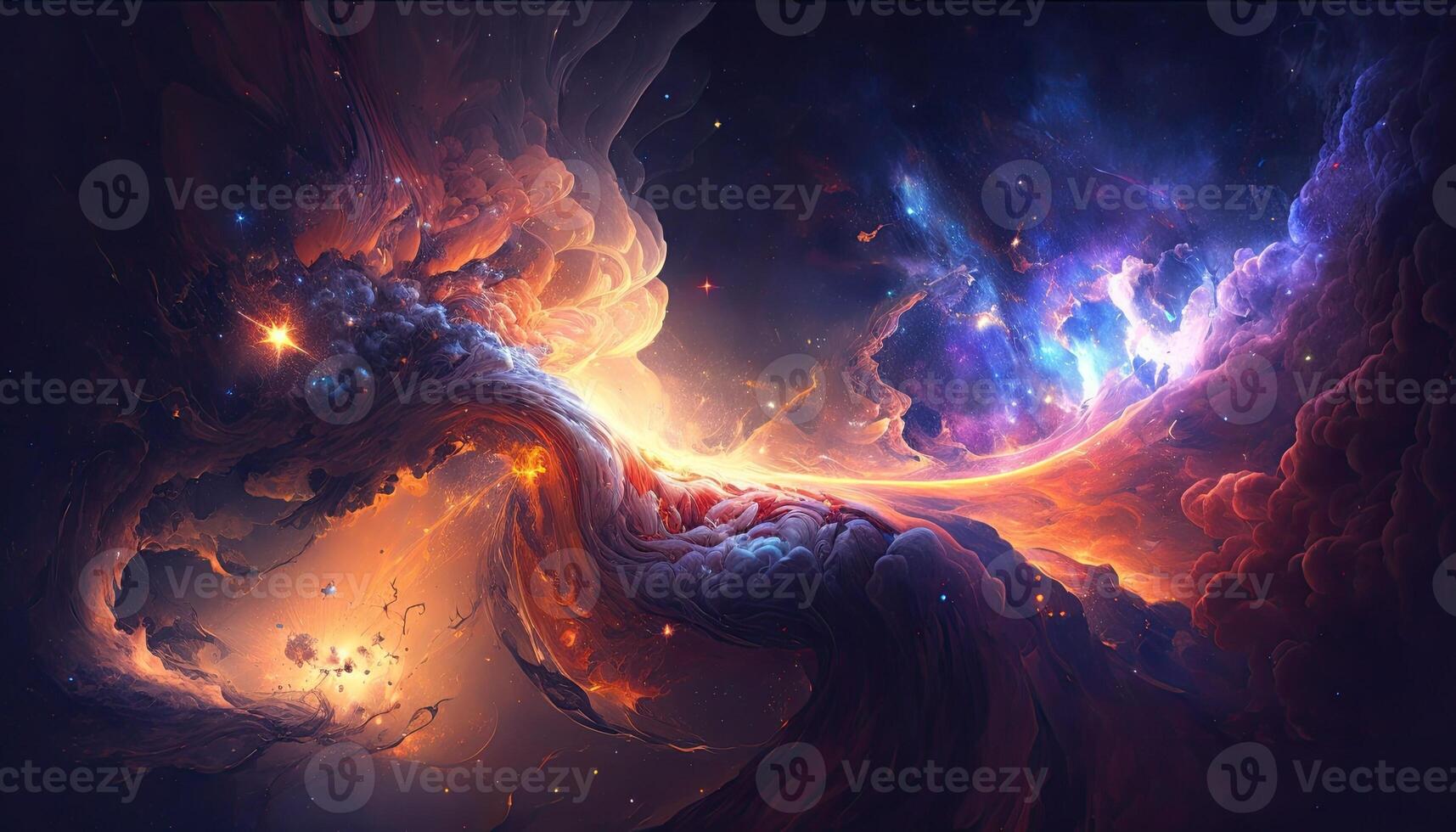 Galaxy milky way stars other dimension cloud space explosion photo